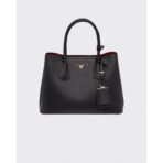 Small Saffiano Leather Double Prada Bag