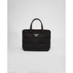 Padded Re-Nylon tote bag