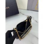 Re-Nylon and brushed leather mini-bag - Image 10
