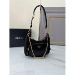 Re-Nylon and brushed leather mini-bag - Image 6