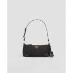 Re-Edition 2002 Re-Nylon and brushed leather shoulder bag