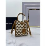 Prada Symbole embroidered fabric mini bag - Image 10