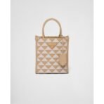 Prada Symbole embroidered fabric mini bag