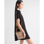 Prada Symbole embroidered fabric mini bag - Image 11