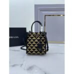 Prada Symbole embroidered fabric mini bag - Image 9
