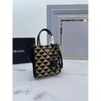Prada Symbole embroidered fabric mini bag - Image 7