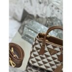 Prada Symbole embroidered fabric mini bag - Image 7