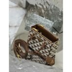 Prada Symbole embroidered fabric mini bag - Image 4