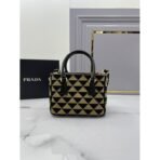 Prada Symbole embroidered fabric mini bag - Image 8