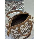 Prada Symbole embroidered fabric top-handle bag - Image 10