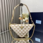 Embroidered jacquard fabric mini-bag - Image 9