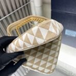 Embroidered jacquard fabric mini-bag - Image 5