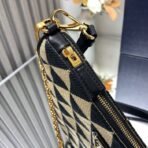Embroidered jacquard fabric mini-bag - Image 6