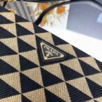 Embroidered jacquard fabric mini-bag - Image 5