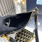 Embroidered jacquard fabric mini-bag - Image 13