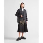 Embroidered jacquard fabric mini-bag - Image 12
