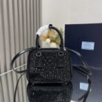 Prada Galleria satin mini-bag with crystals - Image 7