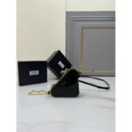 Triangular patent leather mini pouch - Image 9