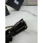 Triangular patent leather mini pouch - Image 3