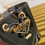 Patent leather mini-pouch - Image 5