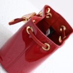 Patent leather mini-pouch - Image 4