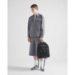 Re-Nylon and Saffiano leather backpack - Image 12