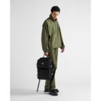 Re-Nylon and Saffiano leather backpack - Image 12