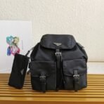 Re-Nylon medium backpack with pouch - Image 9