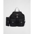 Re-Nylon medium backpack with pouch