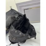 Re-Nylon and Saffiano leather backpack - Image 3