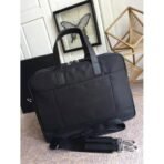Re-Nylon and Saffiano leather briefcase - Image 7