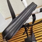 Re-Nylon and Saffiano leather briefcase - Image 4