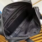 Re-Nylon and Saffiano leather briefcase - Image 3