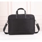 Re-Nylon and Saffiano leather briefcase - Image 7