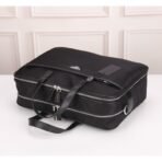 Re-Nylon and Saffiano leather briefcase - Image 5