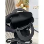 mini Lady Dior  Ultramatte Cannage Calfskin - Image 8