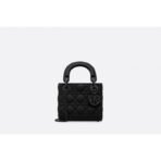 mini Lady Dior  Ultramatte Cannage Calfskin