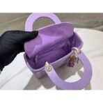 Small Lady Dior Lambskin bag - Image 10