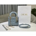 mini Lady Dior Lambskin bag - Image 9