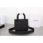 Small  Lady Dior My ABCDior bag Ultramatte Cannage Calfskin - Image 5