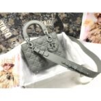 Small  Lady Dior My ABCDior bag Ultramatte Cannage Calfskin - Image 10