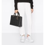 Large Lady Dior bag Lacquer leather - Image 11