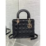 Medium Lady Dior Lambskin  Bag - Image 9
