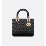 Medium Lady Dior Lambskin  Bag