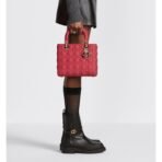 Medium Lady Dior Lambskin  Bag - Image 11