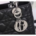 Medium Lady Dior Lambskin  Bag - Image 4