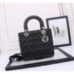 Medium Lady Dior Lambskin  Bag - Image 5