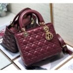 Medium Lady Dior Lambskin  Bag - Image 8