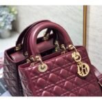 Medium Lady Dior Lambskin  Bag - Image 6