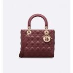 Medium Lady Dior Lambskin  Bag